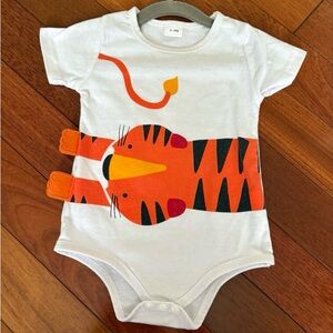 🐅 White and Orange Tiger Bodysuit